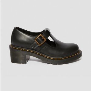 Sophia Leather Heeled Mary Jane Shoes - Dr Martens